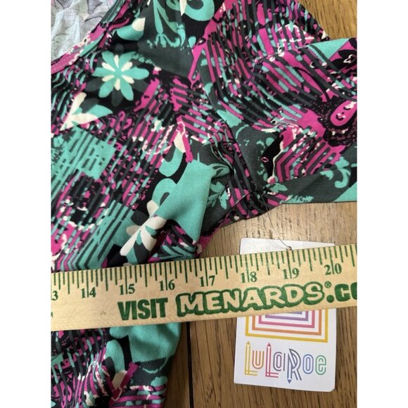 Lularoe Nicole Retro 80's Colorful Stretch Dress Size 2XL  Artsy Skater City NWT - Picture 5 of 13